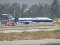 N758SK @ ONT - Just landed on 26R and exited active runway and is taxiing to terminal - by Helicopterfriend