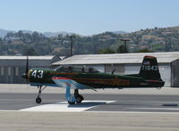 N556TR @ SZP - 1968 Nanchang China CJ-6A, Vedeneev (Ivchenko) MP-14 9 cylinder 360 Hp radial upgrade conversion, takeoff roll Rwy 22 - by Doug Robertson