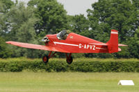G-APVZ @ EGKH - SHOT AT HEADCORN - by Martin Browne