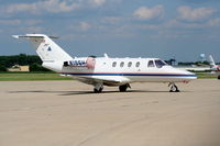 N196HA @ KDPA - Papercone Corporation Cessna 525 CJ1 N196HA, on the ramp KDPA. - by Mark Kalfas