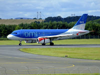 G-DBCD @ EDI - BMI A319 G-DBCD Makes its second visit of the day to EDI From LHR - by Mike stanners
