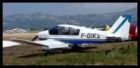 F-GIKS @ LFKC - Parked. Crashed near Propriano, killing for peoples on board at 12th october. - by micka2b