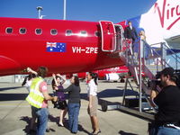 VH-ZPE @ YBBN - Wedding on a Jet - by Media