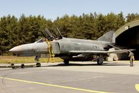 37 26 @ ETNT - pushback into its hardened aircraft shelter