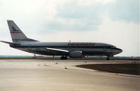 N322P @ MCO - Boeing 737-301 of Piedmont Airlines taxying to the active runway at Orlando in November 1987. - by Peter Nicholson