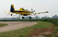 N602GR - crop dusting in lake co Tn. - by Mike Watt