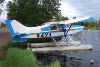 N5651D @ LHD - 1983 Maule M-6-235, c/n: 7438C on Lake Hood - by Terry Fletcher