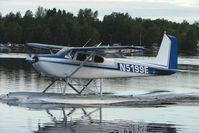 N5199E @ LHD - 1959 Cessna 180B, c/n: 50499 on Lake Hood