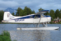 N454SP @ LHD - 1957 Dehavilland BEAVER DHC-2 MK.1, c/n: 1193 on Lake Hood - by Terry Fletcher