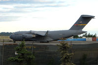 05-5141 @ PANC - Boeing C-17A Globemaster III, c/n: P-141 on the Anchorage ramp early morning