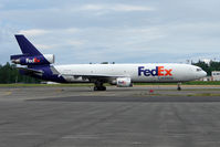 N614FE @ PANC - FedEX 1992 Mcdonnell Douglas MD-11F, c/n: 48528 at Anchorage - by Terry Fletcher