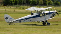 G-ACEJ @ EGTH - 5. G-ACEJ departing Shuttleworth (Old Warden) Airfield 