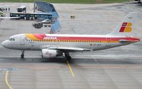 EC-HGT @ EDDF - Iberia looking for a parking space