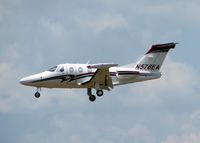 N576EA @ SHV - Landing at Shreveport Regional.