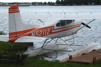 N52112 @ LHD - 1974 Cessna 180J, c/n: 18052508 on Lake Hood - by Terry Fletcher