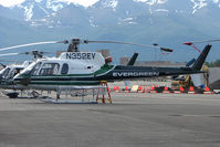 N352EV @ MRI - 1991 Eurocopter AS 350 B2, c/n: 2555 at Merrill Field - by Terry Fletcher