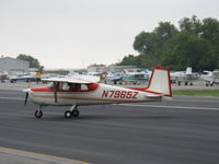 N7965Z @ SZP - 1963 Cessna 150, Continental O-200 100 Hp, taxi - by Doug Robertson