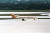 N585PE @ TPA - Boeing 727-243 of Continental Airlines taxying to the terminal at Tampa in May 1988. - by Peter Nicholson