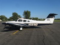 N581ND @ KAXN - Another shot of an elusive University of North Dakota PAa-44 Seminole. - by Kreg Anderson