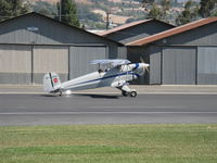 N131MR @ SZP - 1954 Bucker JUNGMANN E3B, Lycoming O&VO-360 with Ellison Throttle Body Injectio 180 Hp, taxi - by Doug Robertson