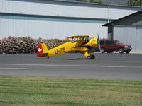 N133JH @ SZP - 1940 Dornier Werke BU 133 Bucker JUNGMEISTER, Siemens-Halske SH 14 A-4 seven cylinder radial 160 Hp, taxi - by Doug Robertson