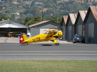 N133JH @ SZP - 1940 Dornier Werke BU 133 Bucker JUNGMEISTER, Siemens-Halske SH 14 A-4 seven cylinder radial 160 Hp, taxi - by Doug Robertson