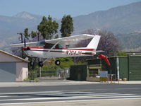 N704JH @ SZP - 1976 Cessna 152M, Continental O-200 100 hp, landing Rwy 22 - by Doug Robertson