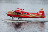 N68083 @ LHD - 1958 Dehavilland BEAVER DHC-2 MK.1, c/n: 1254 of Rusts Flying Services on Lake Hood