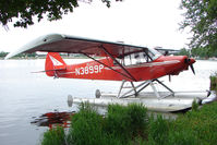 N3899P @ LHD - 1956 Piper PA-18-150, c/n: 18-4732 on Lake Hood - by Terry Fletcher