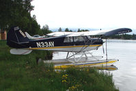 N33AV @ LHD - 1996 Aviat Aircraft Inc A-1, c/n: 1332 on Lake Hood - by Terry Fletcher