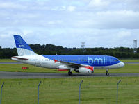 G-DBCE @ EDI - BMI A319 Arrives at EDI From LHR - by Mike stanners