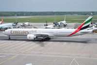 A6-ECV @ EDDF - Emirates taxiing to stand after arrival - by Robert Kearney