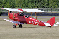 G-APFU @ EGHR - Departing Goodwood - by John Richardson