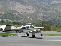 N7121N @ SZP - 1967 Beech V35A BONANZA, Continental IO-520-B 285 Hp, takeoff Rwy 22 - by Doug Robertson