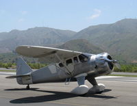 N273MD @ SZP - 2008 Dickenson HOWARD DGA-21 'Mister Dickenson', Pratt & Whitney R-1340-57 Wasp 600 Hp, taxi - by Doug Robertson