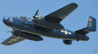 N9643C @ TIK - PBJ Devil Dog in flight  at the Tinker AFB Open House.