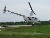 C-FJLK @ CYSC - Robinson R44 Taking off from CYSC - by Dominique Gaudreau