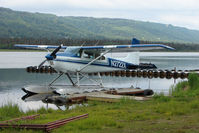 N2722X @ 5BL - 1965 Cessna 180H, c/n: 18051522 on Homer Beluga Lake - by Terry Fletcher