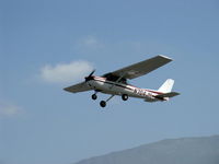 N704JH @ SZP - 1976 Cessna 150M, Continental O-200 100 Hp, takeoff climb Rwy 22 - by Doug Robertson