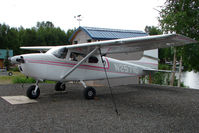 N2571G @ LHD - 1959 Cessna 182B, c/n: 51871 on Lake Hood - by Terry Fletcher