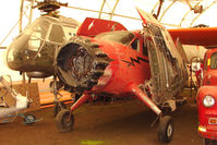 N18419 @ LHD - 1937 Stinson SR-9C, c/n: 5350 ; One of Alaska's most historical surviving aviation relics, the AAHM Stinson SR-9 was owned & flown by some of the who's who of Alaska aviation pioneering. Initially brought to Alaska by Linius McGee the SR-9 Gullwing was  - by Terry Fletcher