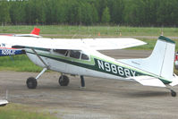 N9868X @ LHD - 1961 Cessna 185, c/n: 185-0068 at Lake Hood - by Terry Fletcher