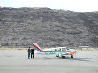 OY-BRA @ BGSF - Aircraft in good shape on a good day in Kangerslussuaq. Køkkenfjeldet (Mt. Kitchen) in the background. - by Jørgen Truels Jensen