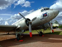 VH-EAP @ YLRE - VH-EAP @ YLRE Douglas DC-3 (C-47 conversion) (CN: 17696). Static display at Qantas Museum at Longreach, Qld, Au. Now VH-EAP is a Cessna 172N/A1 SN: 17271257. - by Anton von Sierakowski