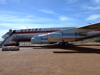 VH-XBA @ YLRE - VH-XBA @ YLRE Boeing 707-138BSN: 17696 1st reg au: 07 July 2006. Static display at Qantas Museum at Longreach, Qld, Au.