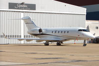 C-GRCY @ EGGW - 2007 Bombardier BD-100-1A10, c/n: 20182 about to depart from Luton UK - by Terry Fletcher