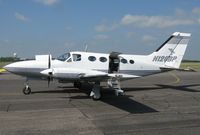 N126BP @ KAXN - Cessna 414A Chancellor on the ramp. - by Kreg Anderson