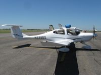 N239DS @ KAXN - Diamond DA40 Star on the line. - by Kreg Anderson