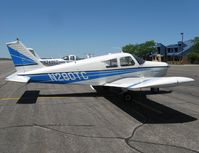 N280TC @ KAXN - Piper PA-28-140 Cherokee on the line.