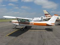 N4872B @ KAXN - Cessna 152 on the line. - by Kreg Anderson